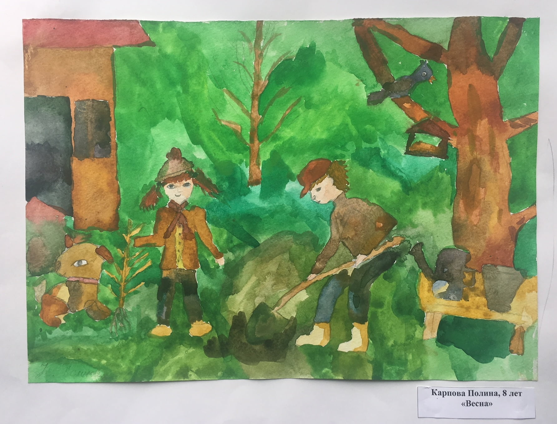 Весна (размер 30х41 см)